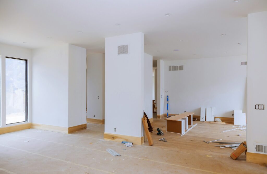 Process for under construction, remodeling, renovation extension reconstruction
